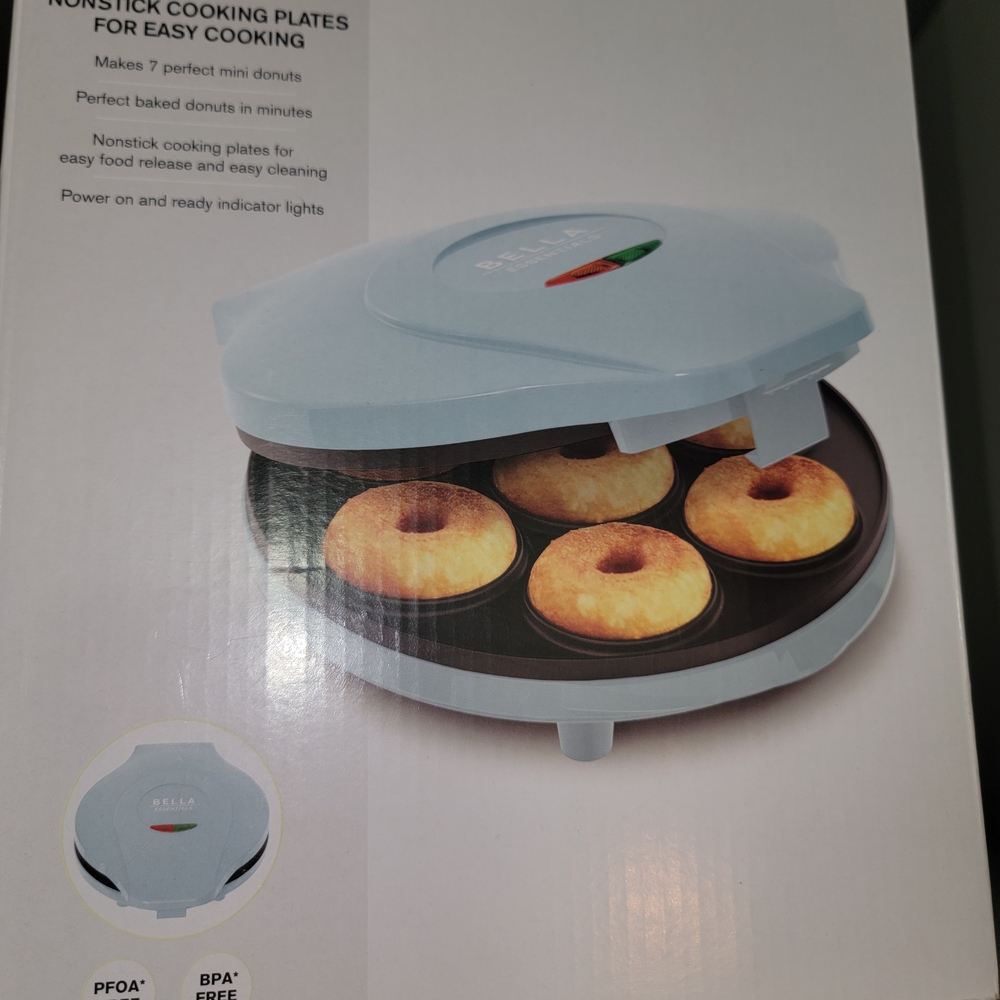 Abella Light Blue Nonstick Donut Maker BELLA Essential